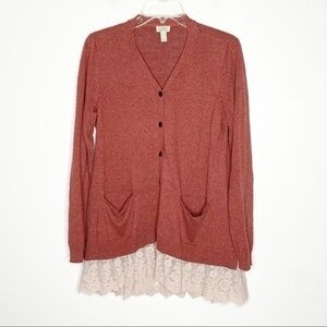 Logo Lori Goldstein Sweater Cardigan Sz XS